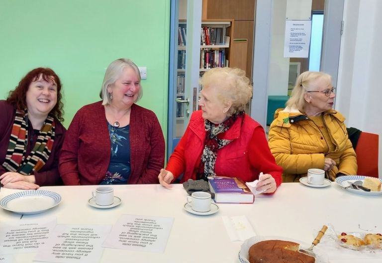 Photo of Friends of Loftus Library meeting. Photo provided copyright of Talk of the Town Magazine, 2024.